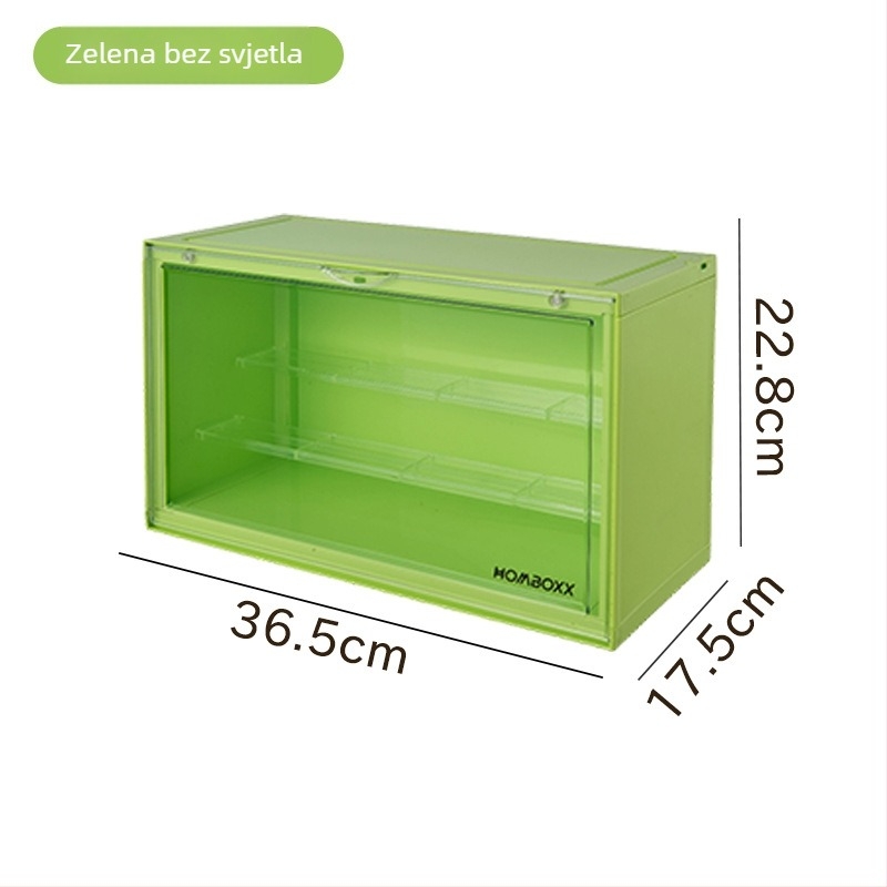 Stolni prozirni ormar za izlaganje Bubble Mart figura, otporan na prašinu