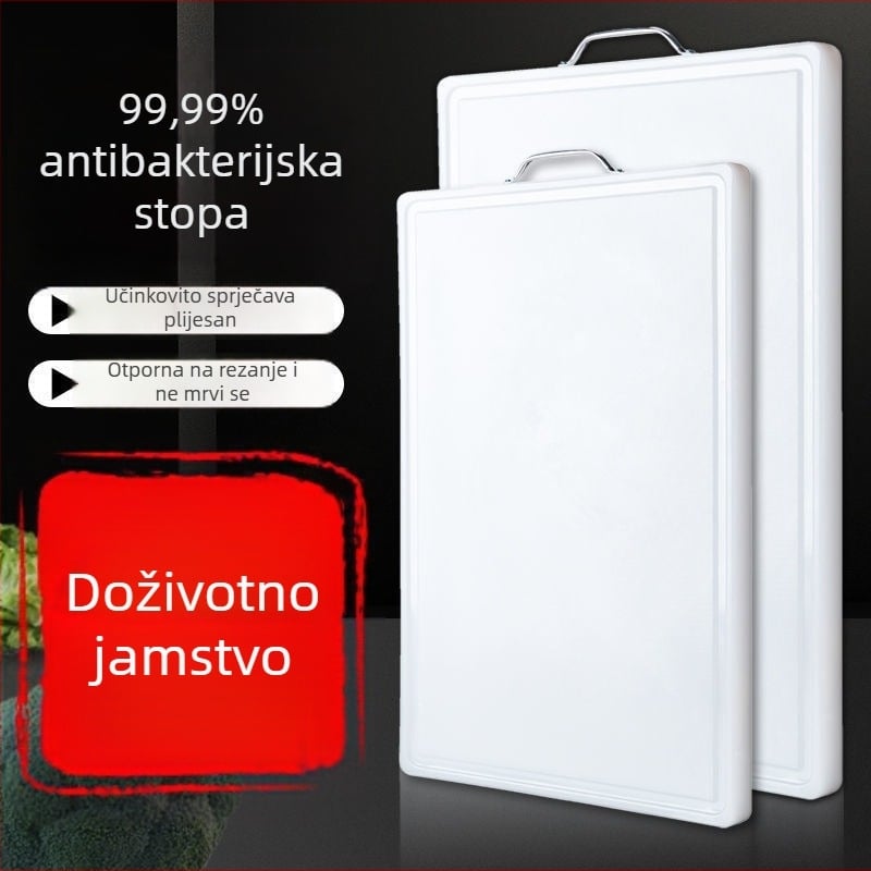 Daska za rezanje od PP plastike, prehrambene kvalitete, antibakterijska i otporna na plijesan, daska za tijesto i kuhinju, daska za voće, za studentski dom