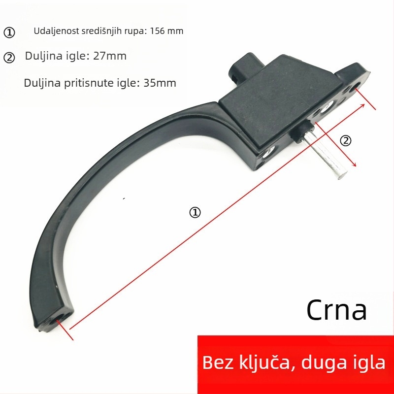 Zero Crossing STLSS-1 Aluminijski mrežni držač s zaključavanjem za klizna vrata