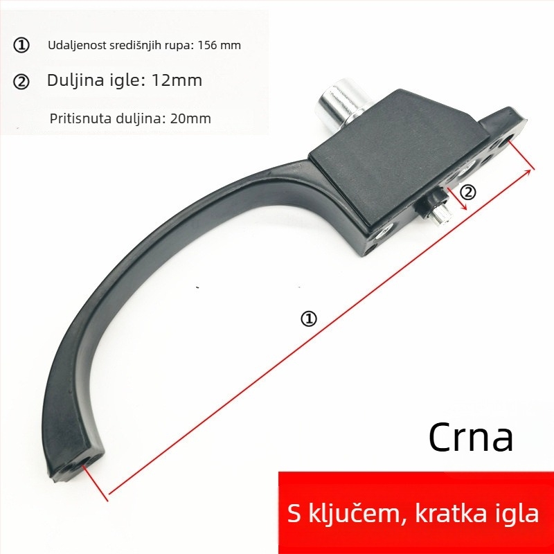 Zero Crossing STLSS-1 Aluminijski mrežni držač s zaključavanjem za klizna vrata