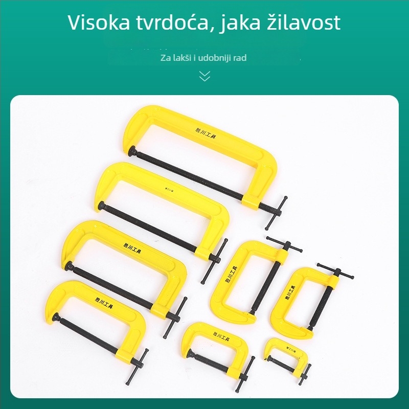 G-oblik steznik za obradu drveta, visokougljični čelik