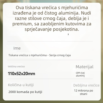 Jin Junmei crni čaj u pojedinačnim vrećicama, Feizixiao, divlje staro stablo