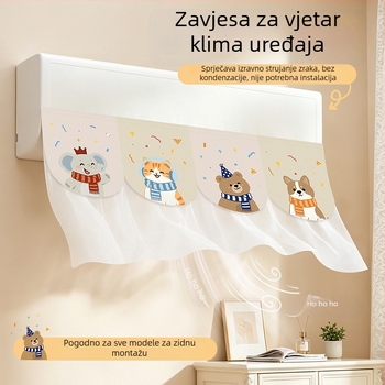 Deflektor zraka za klimatizaciju – višefunkcionalno zaštitno kućište za izlaz zraka