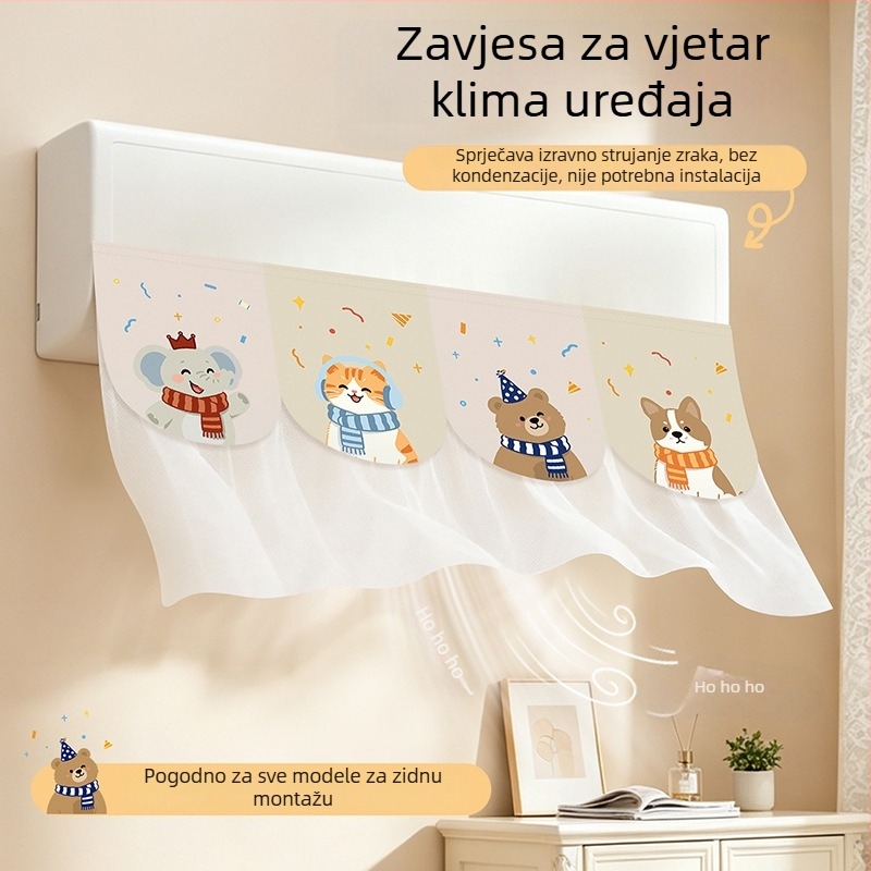 Deflektor zraka za klimatizaciju – višefunkcionalno zaštitno kućište za izlaz zraka
