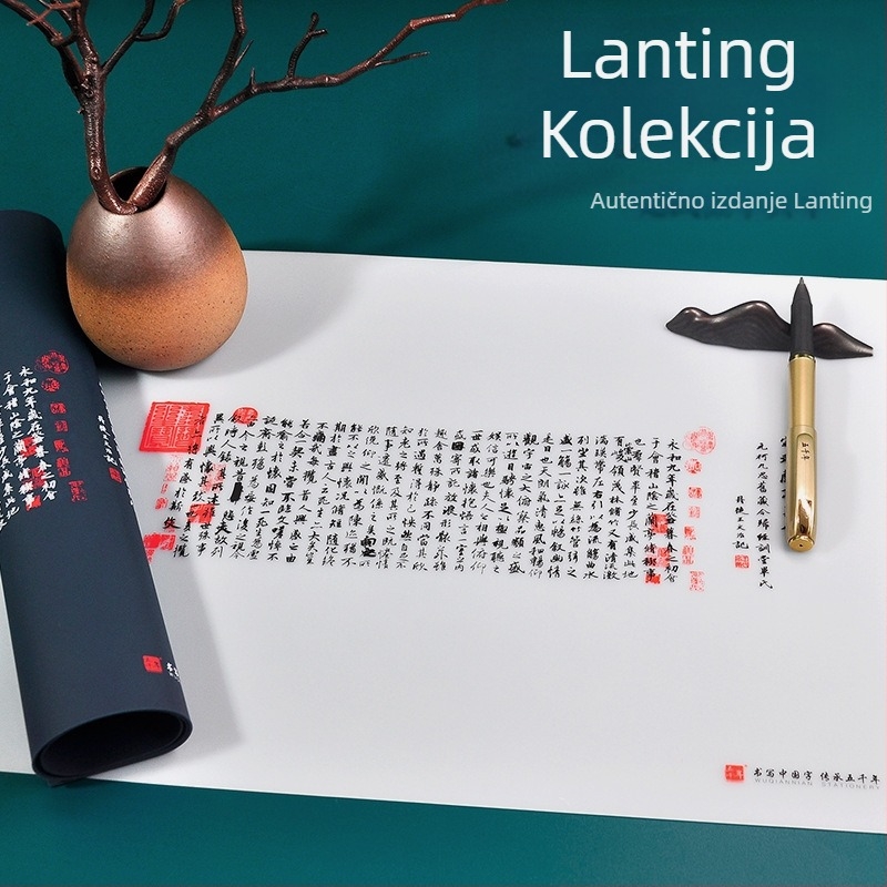 Kaligrafska ploča od prehrambene silikona, veličine A4, s protukliznom površinom za pisanje i vježbanje kaligrafije