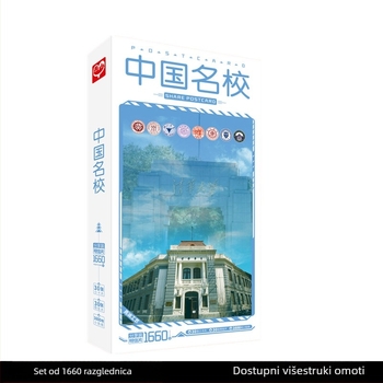 Velprodajni set studentskih razglednica – Peking Sveučilište, Nanjing Sveučilište, Sveučilište u Hong Kongu, Zhejiang Sveučilište