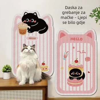 Zidna grebalica za mačke, otporna na habanje, bez ispadanja dlake, zaštita kauča, vertikalno oštrenje kandži, igračka za mačke
