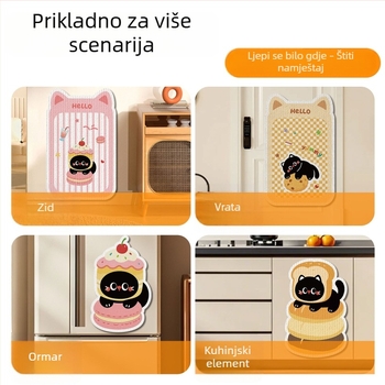 Zidna grebalica za mačke, otporna na habanje, bez ispadanja dlake, zaštita kauča, vertikalno oštrenje kandži, igračka za mačke