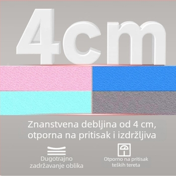 Pod za šipku s amortizacijom – zvučno izolirajuća podloga za teretanu i kućnu upotrebu, za muškarce i žene, pod za mrtvo dizanje