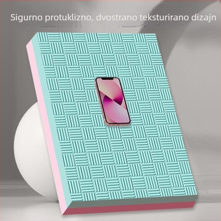 Pod za šipku s amortizacijom – zvučno izolirajuća podloga za teretanu i kućnu upotrebu, za muškarce i žene, pod za mrtvo dizanje