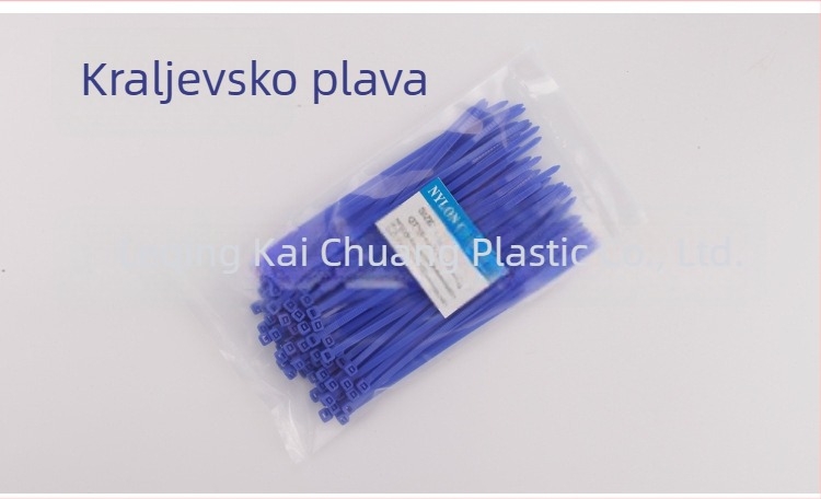 Kabelski zip vezice od najlona, u bojama, 4×150 mm, 100 kom./pakiranje