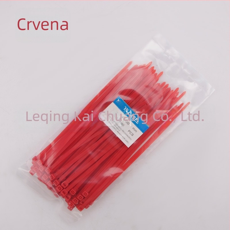 Kabelski zip vezice od najlona, u bojama, 4×150 mm, 100 kom./pakiranje