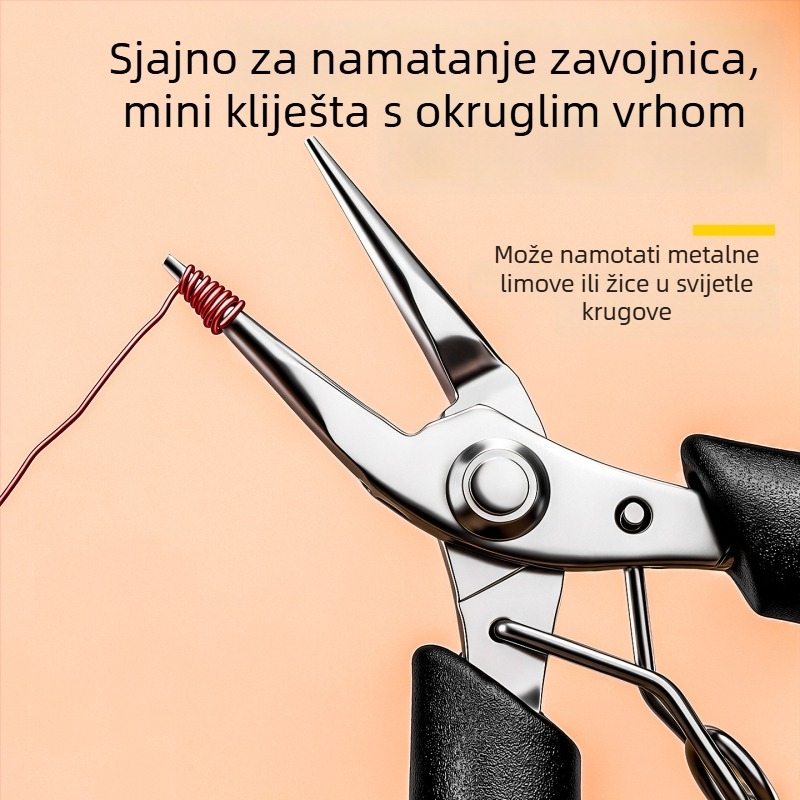 Mini višenamenska kliješta za rezanje žica, navijanje žica od nehrđajućeg čelika, mini kliješta za DIY izradu nakita