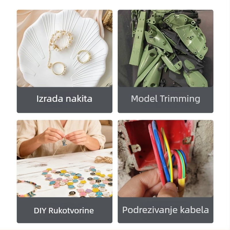 Mini višenamenska kliješta za rezanje žica, navijanje žica od nehrđajućeg čelika, mini kliješta za DIY izradu nakita