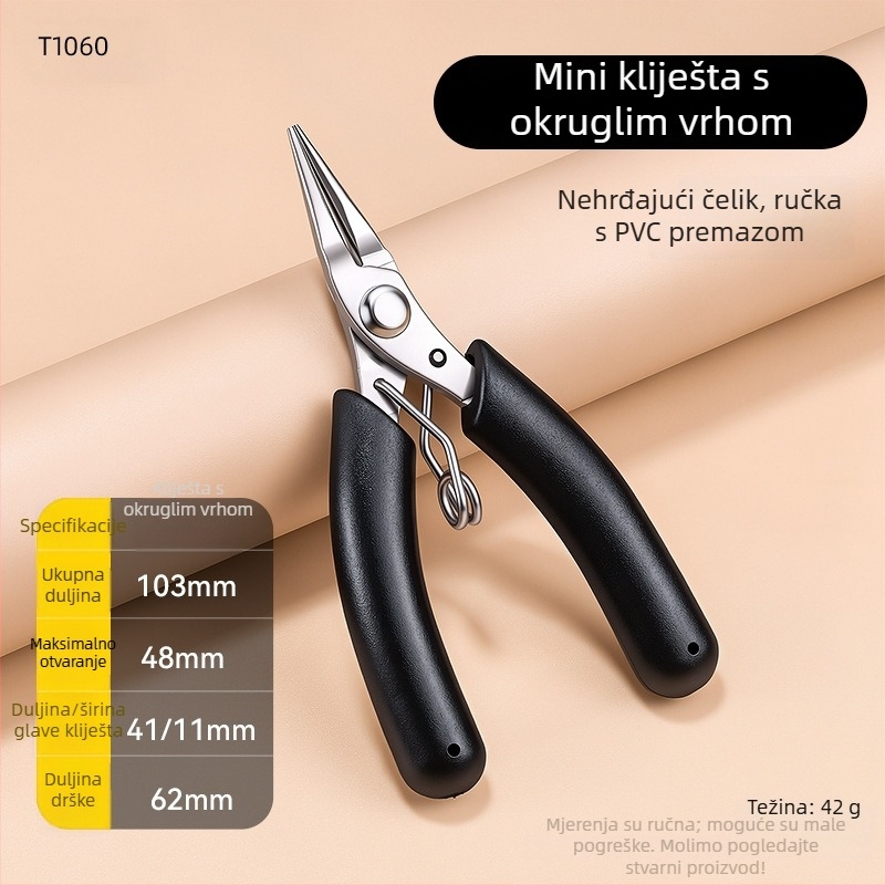 Mini višenamenska kliješta za rezanje žica, navijanje žica od nehrđajućeg čelika, mini kliješta za DIY izradu nakita