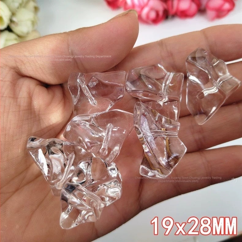 Akrilne slobodne perle 9–28 mm, perle ledova kocka, za DIY ručne naušnice, dekoraciju nakita i rekvizite za fotografiju