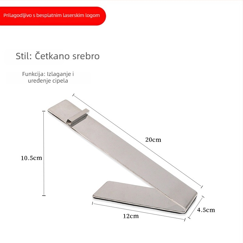 Stalak za izlaganje cipela u trgovini, podrška za papuče, rekvizit za izlaganje obuće i odjeće
