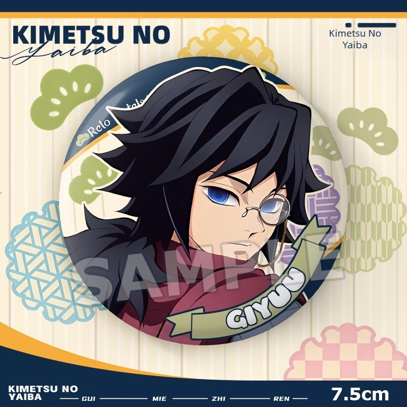 Anime suvenir pin u suradnji s Relo, Polaroid stil, 75 mm, 6,5×9 cm