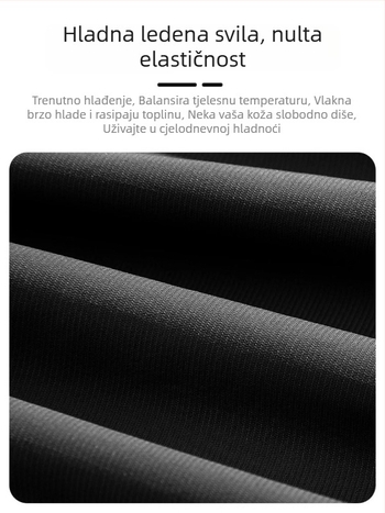 NASA Ice Silk muške hlače za ljeto, tanke i udobne, casual jogger hlače s manžetama pri gležnju, prilagodljive