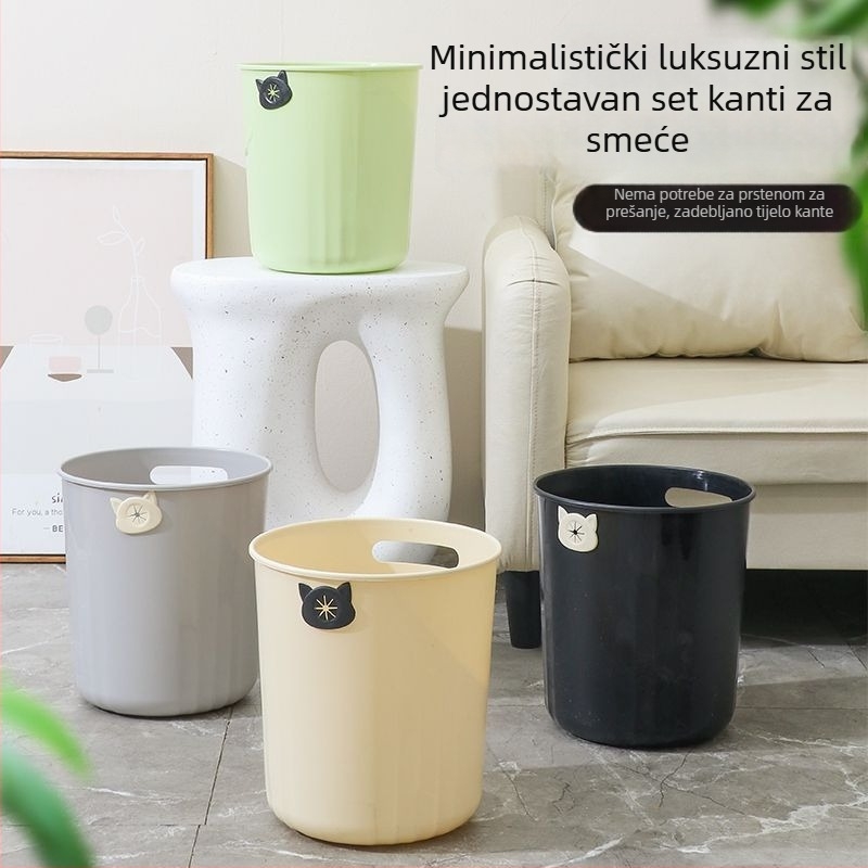 Kompakt smeće u stilu laganog luksuza za kućnu upotrebu — dnevni boravak, spavaća soba, kuhinja, kupaonica, WC, dom, ured