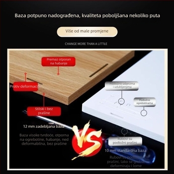 Akril kutija za pohranu s uklonjivim poklopcem namijenjena DIY modelu svemirskog broda, zaštita od prašine i integrirano osvjetljenje