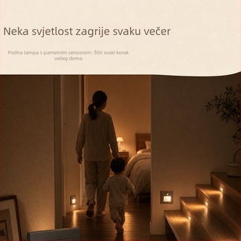 Ugradna vanjska vodootporna svjetiljka za stepenice – osvjetljenje za zidni kut i korak