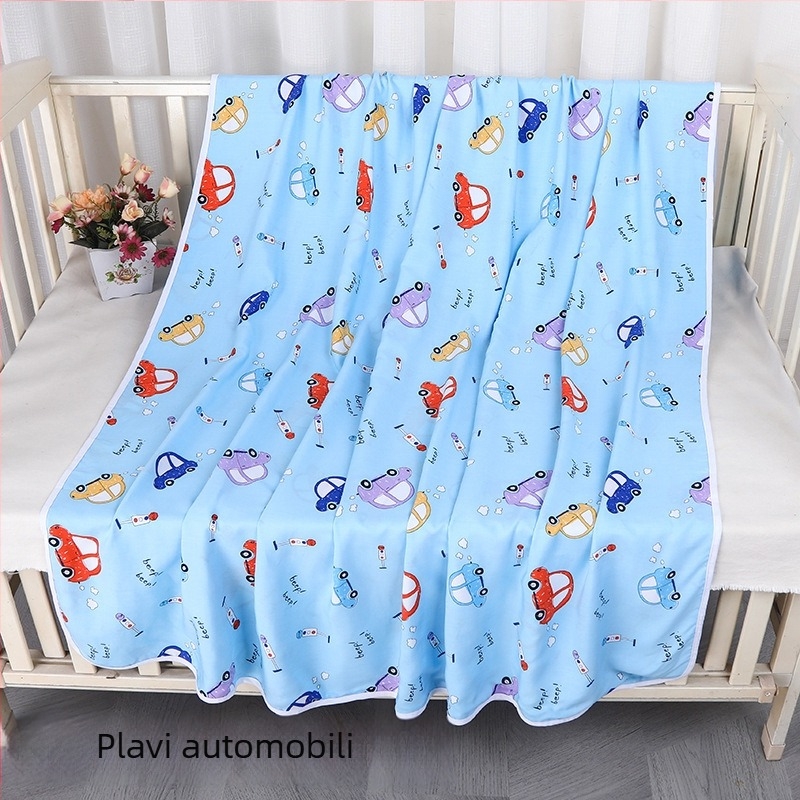 Dječji ljetni pokrivač od pamuk-saten, lagani dječji quilt