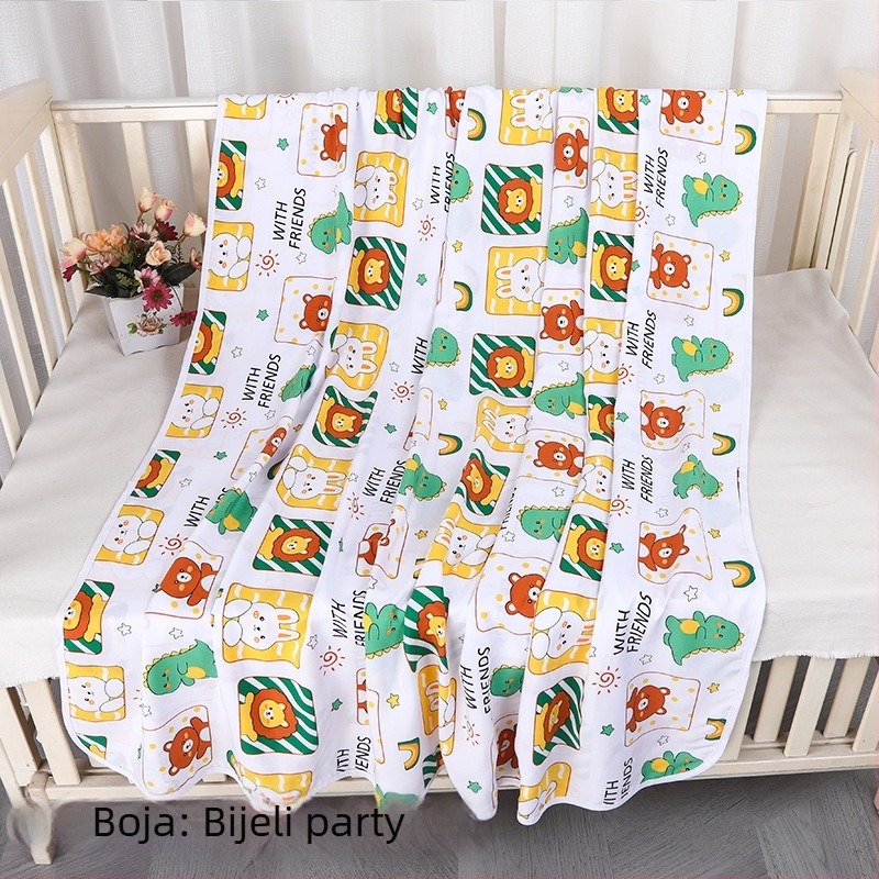 Dječji ljetni pokrivač od pamuk-saten, lagani dječji quilt