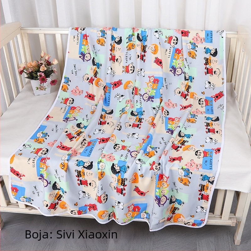 Dječji ljetni pokrivač od pamuk-saten, lagani dječji quilt