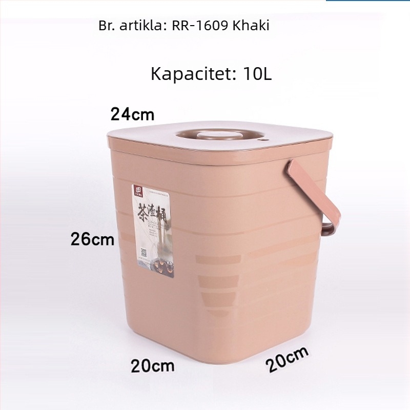 Plastična kanta za otpad čaja za Gongfu set – dodaci za ceremoniju čaja, mali kućni spremnik