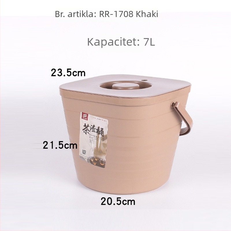 Plastična kanta za otpad čaja za Gongfu set – dodaci za ceremoniju čaja, mali kućni spremnik
