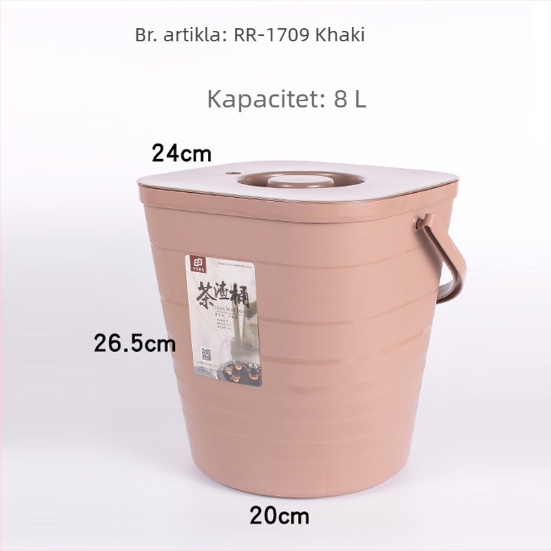 Plastična kanta za otpad čaja za Gongfu set – dodaci za ceremoniju čaja, mali kućni spremnik