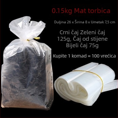 Prozirne unutarnje vrećice za kutije čaja