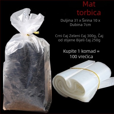 Prozirne unutarnje vrećice za kutije čaja