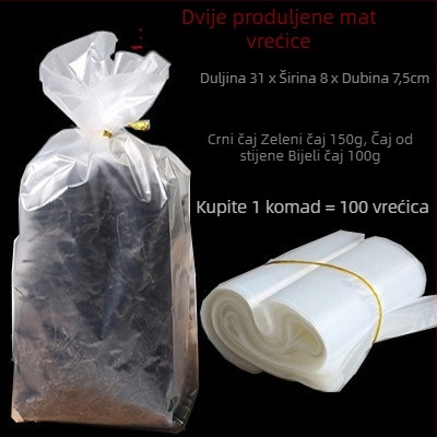 Prozirne unutarnje vrećice za kutije čaja