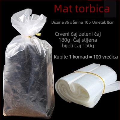 Prozirne unutarnje vrećice za kutije čaja