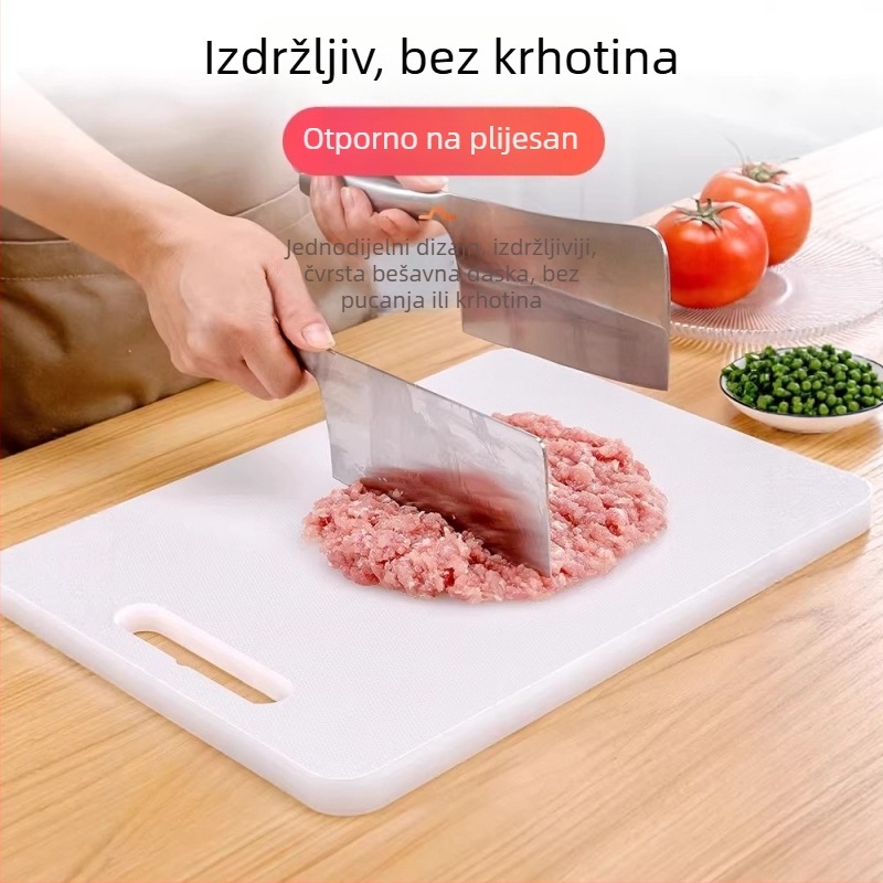 PE daska za rezanje za kućnu upotrebu, daska od PE, pravokutna daska za voće i povrće, antibakterijska i otporna na plijesan