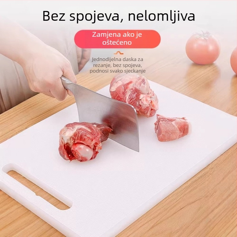 PE daska za rezanje za kućnu upotrebu, daska od PE, pravokutna daska za voće i povrće, antibakterijska i otporna na plijesan