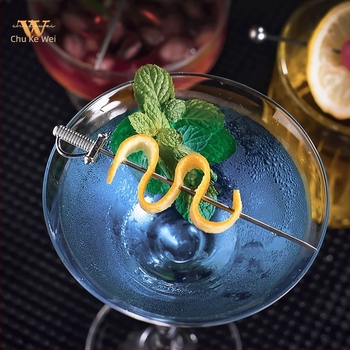 Nerđajući čelični štapići za bar koktele, kreativni štapići za masline Martini i voće