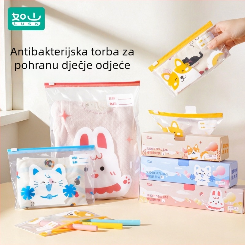 Rushan vrećice za skladištenje odjeće za bebe i malu djecu, putni organizatori, zatvorene vreće, bolnička torba za porođaj s hranom