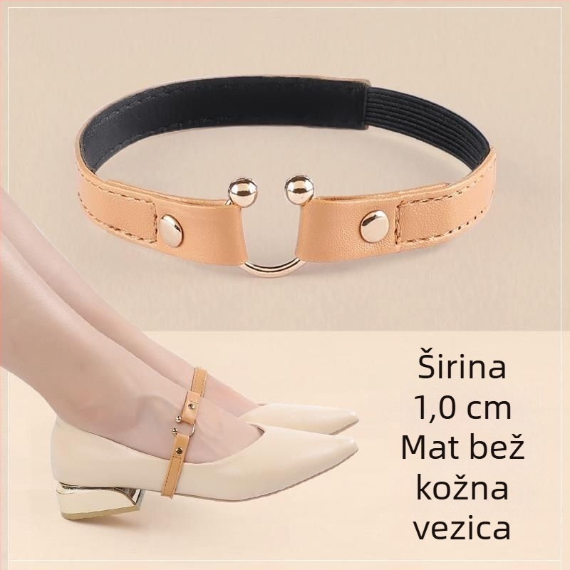 Nevidljive vezice za cipele na petu, elastični pojas i kopča za fiksiranje
