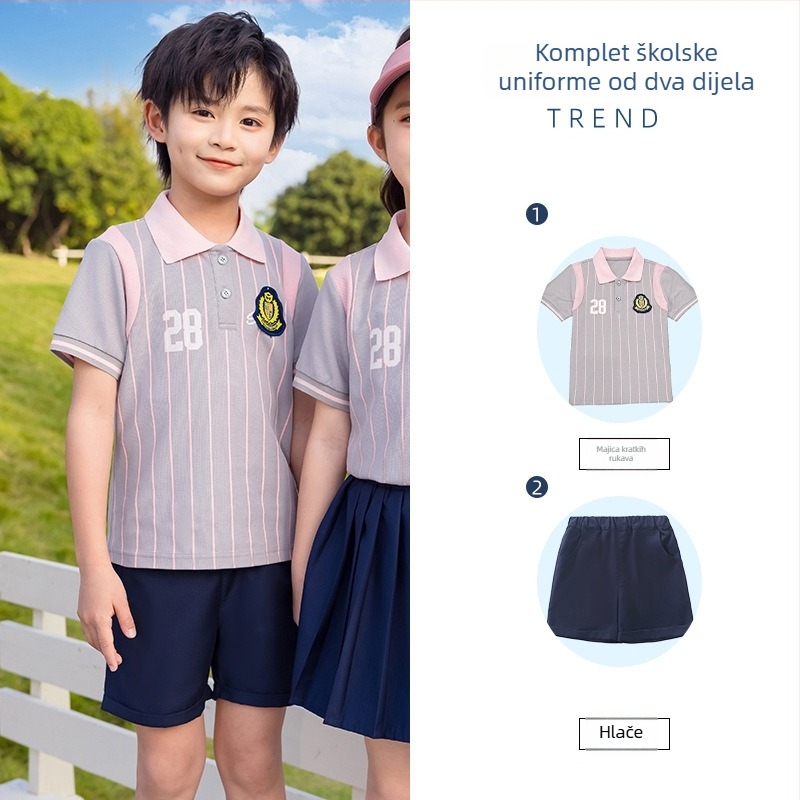 Set školskih uniforme za sportski dan – trodjelni komplet za vrtić i prvi razred, jesen-zima