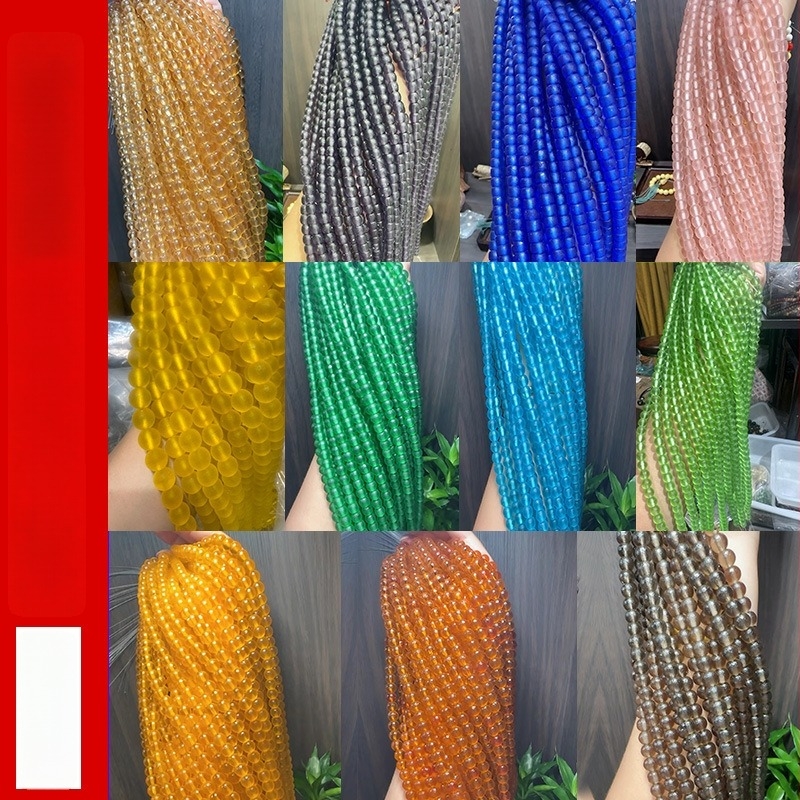 8 mm okrugle staklene perle, polu-krao za DIY, perle koje oponašaju meteorit, slobodne perle za narukvice i mala, sedam boja