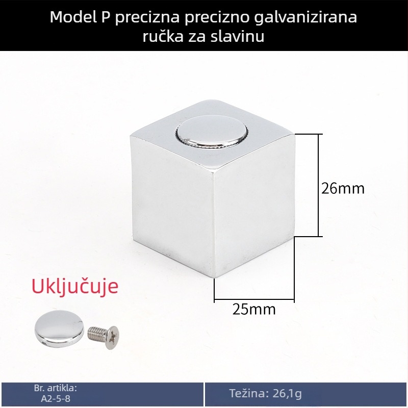 Ručka slavine s trokutnim ventilem, mali izlaz, hladna voda