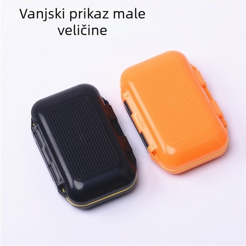 Plastična kutija za ribolovnu opremu, odjeljci za varalice i dijelove