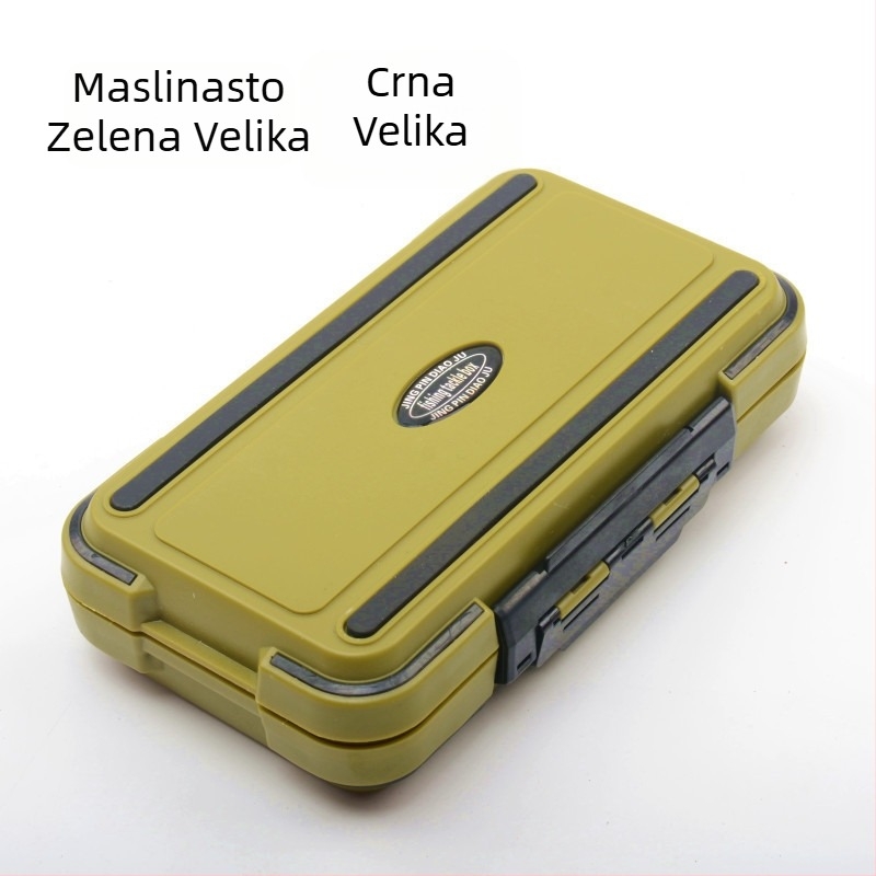 Plastična kutija za ribolovnu opremu, odjeljci za varalice i dijelove