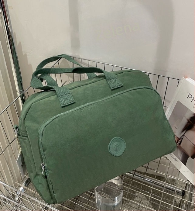Torba tote velike kapacitete za putovanja, kompatibilna s koferom na ručni pogon, opušten stil, nošenje ručno/na ramenu ili preko tijela