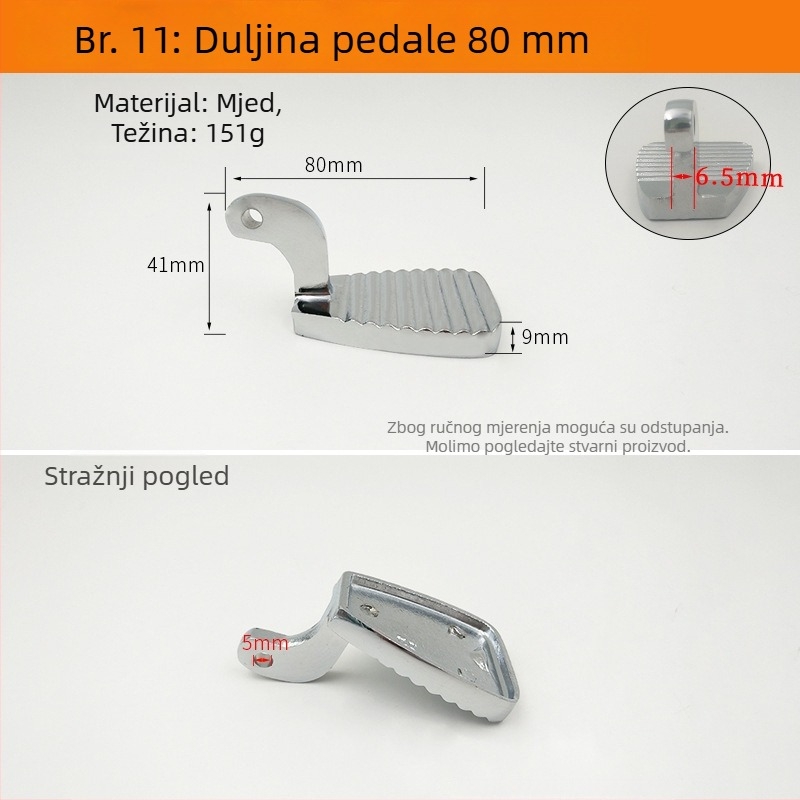 Pedal za ispiranje za zahod tip squat – ventil za odgađanje i dijelovi za popravak