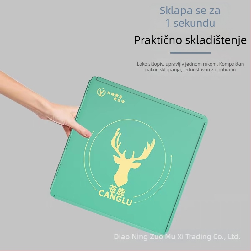 Zelena zaštita kuhinje od prskanja uljem, debeli toplinski izolacijski panel za štednjak