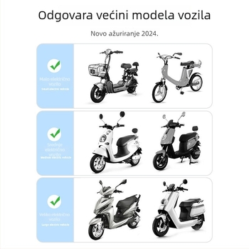Pokriva protiv vjetra za električna vozila — vodootporna i zaštita od sunca, pogodna za sve sezone